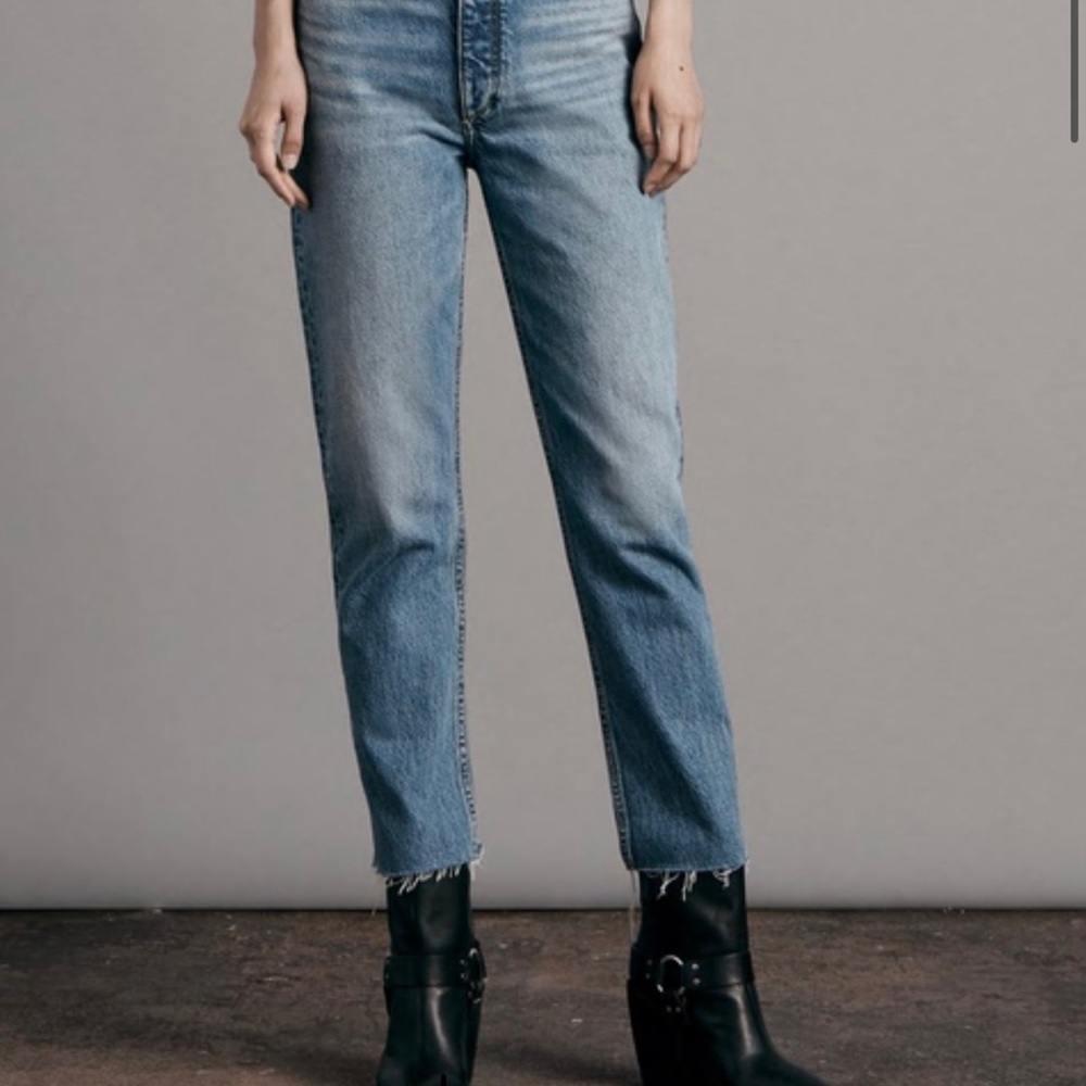 Rag & Bone Super high rise cigarette jeans